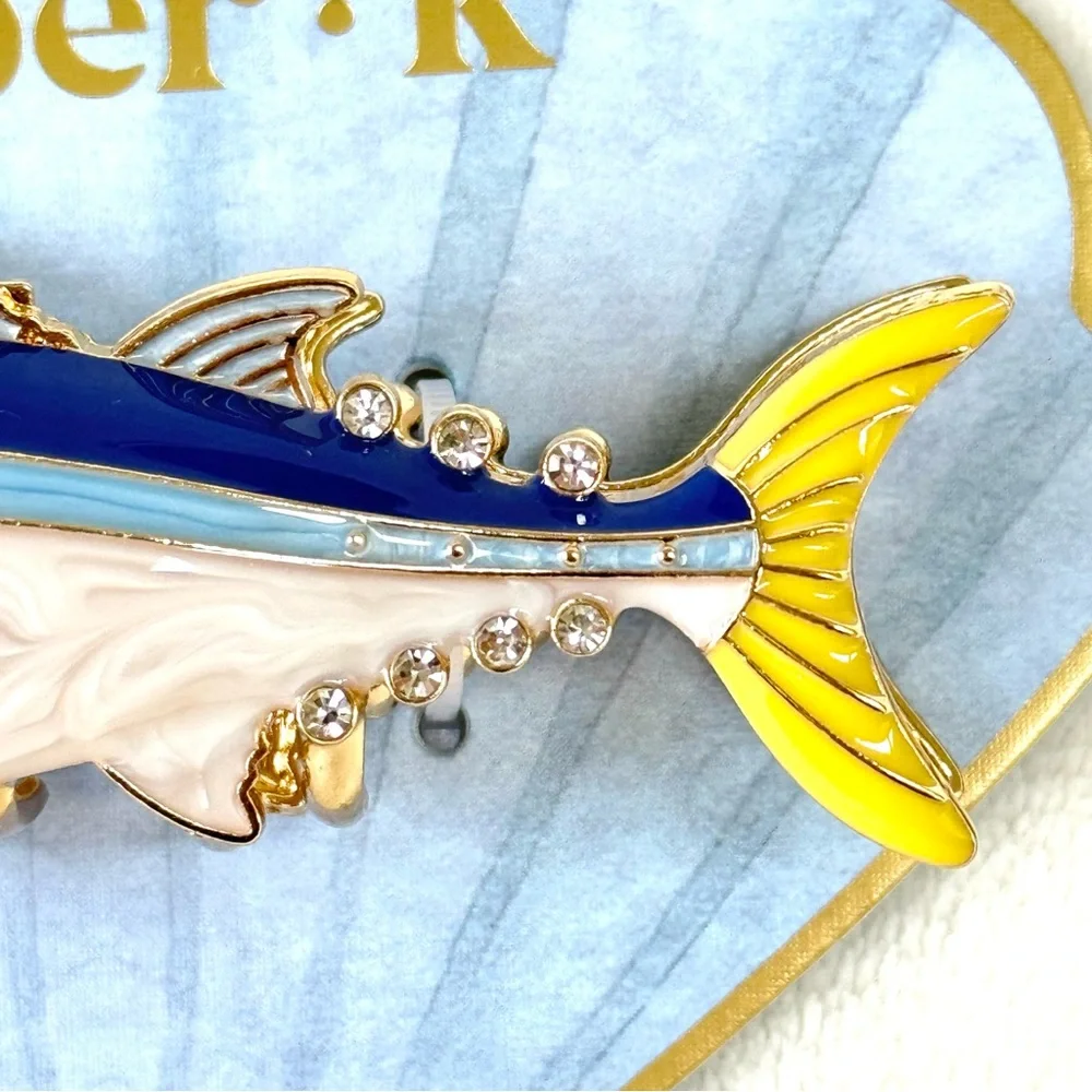 Piper K Yellowfin Tuna Fish Hair Claw Clip